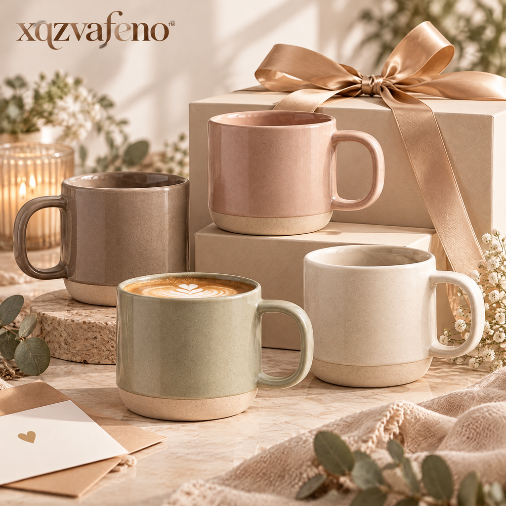 xqzvafeno™ Modern Ceramic Coffee Mug Collection