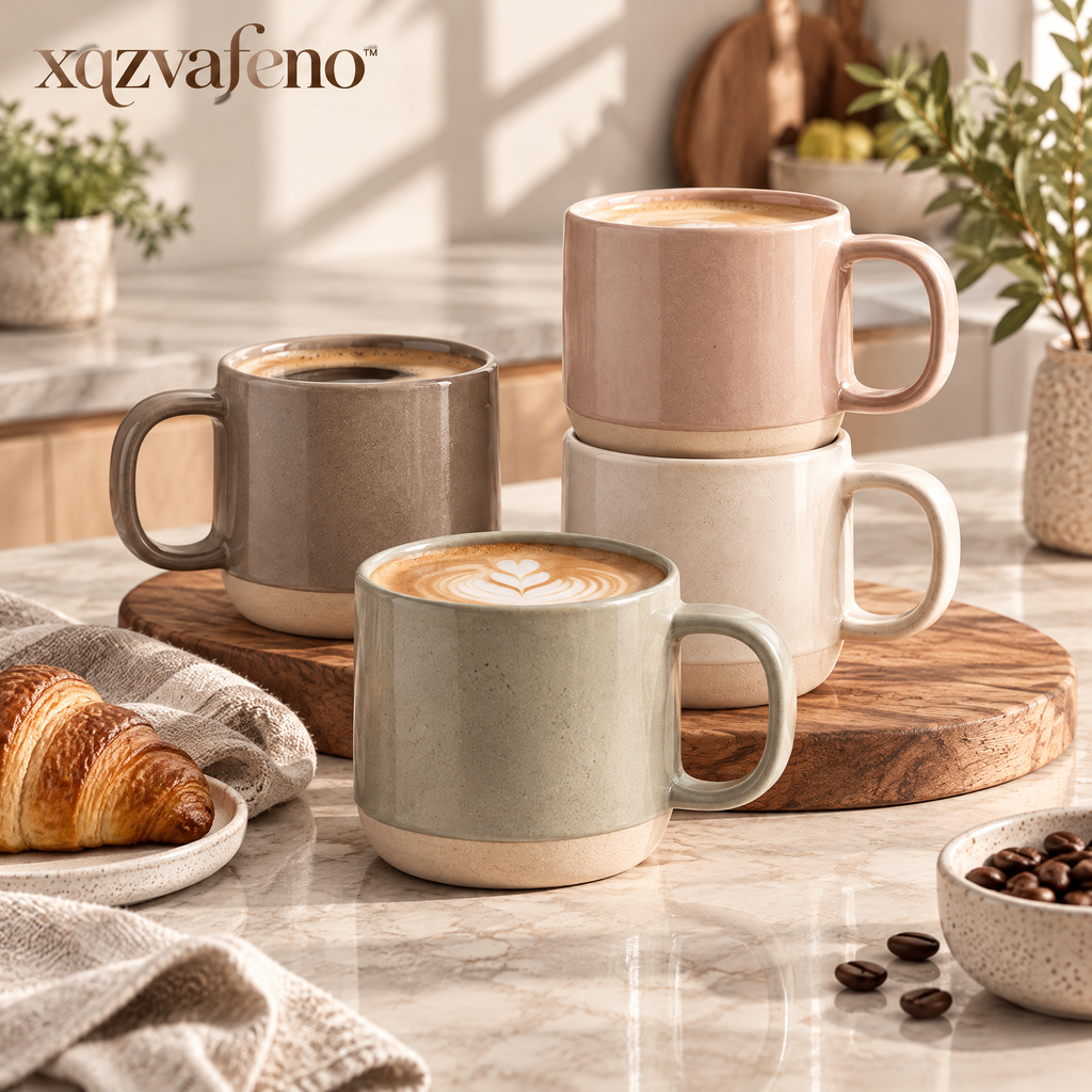 xqzvafeno™ Modern Ceramic Coffee Mug Collection