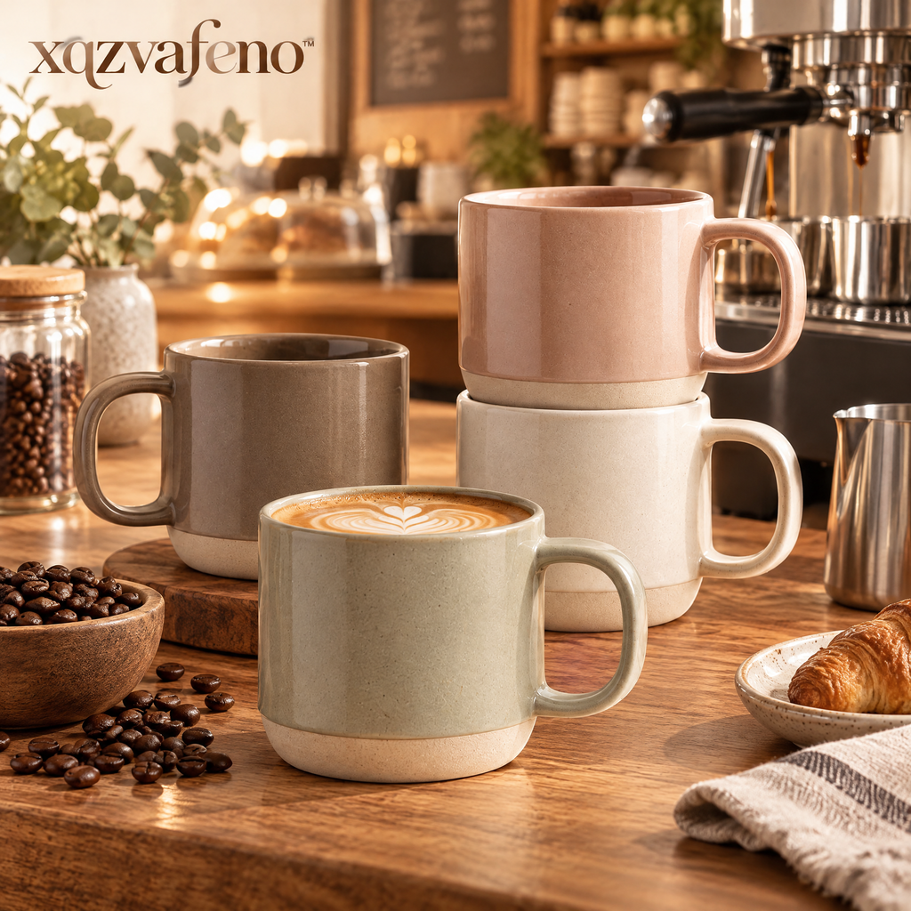 xqzvafeno™ Modern Ceramic Coffee Mug Collection