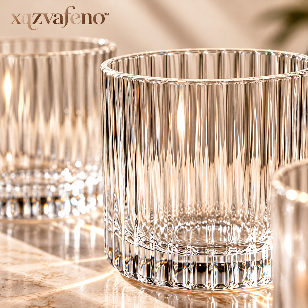 xqzvafeno™ Crystal Style Whiskey Glass Set