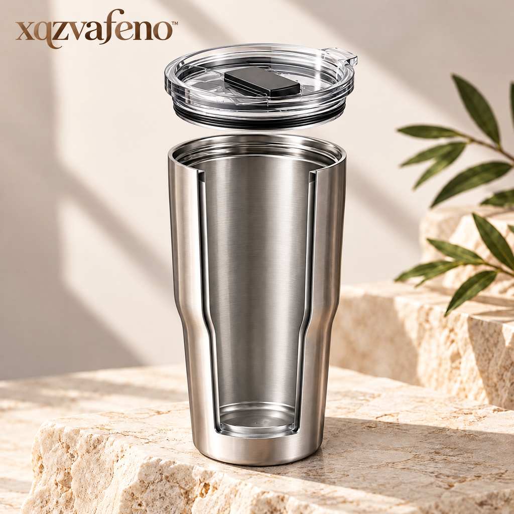 xqzvafeno™ Premium Stainless Steel Travel Tumbler