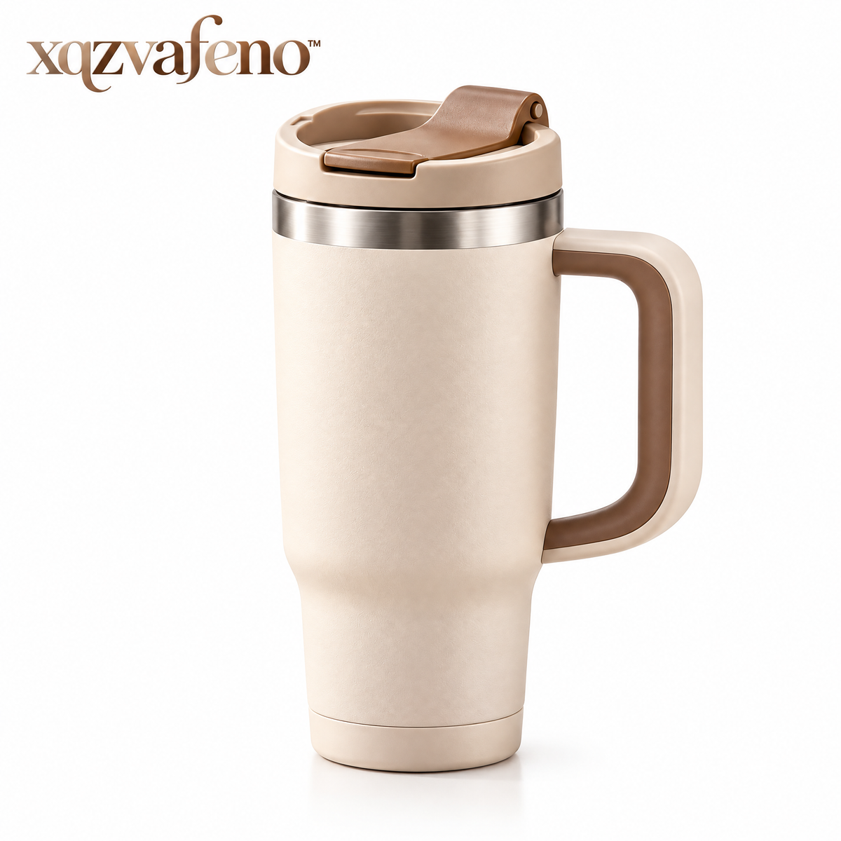 xqzvafeno™ Insulated Coffee Travel Mug With Handle