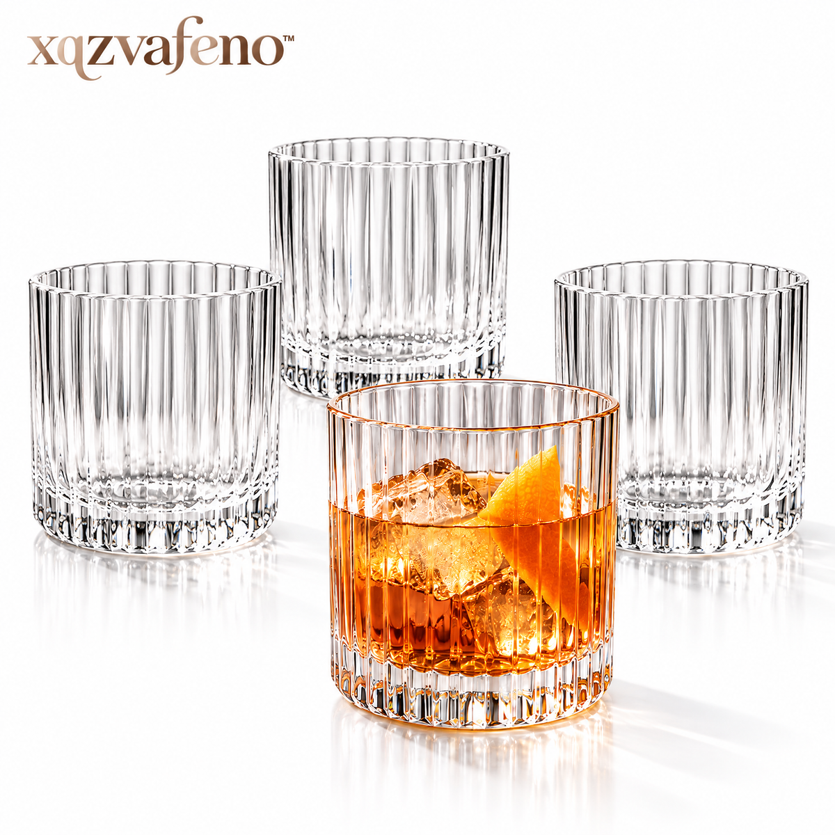 xqzvafeno™ Crystal Style Whiskey Glass Set